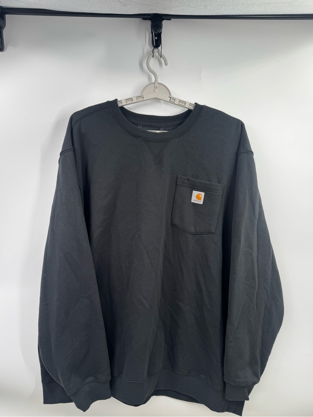 Carhartt Black Original Fit Crewneck Sweatshirt 103852 001 Men’s Size 3xl